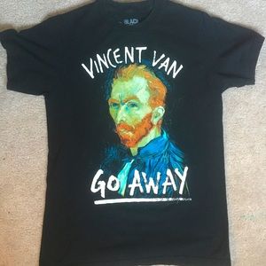 Vincent van go away tshirt